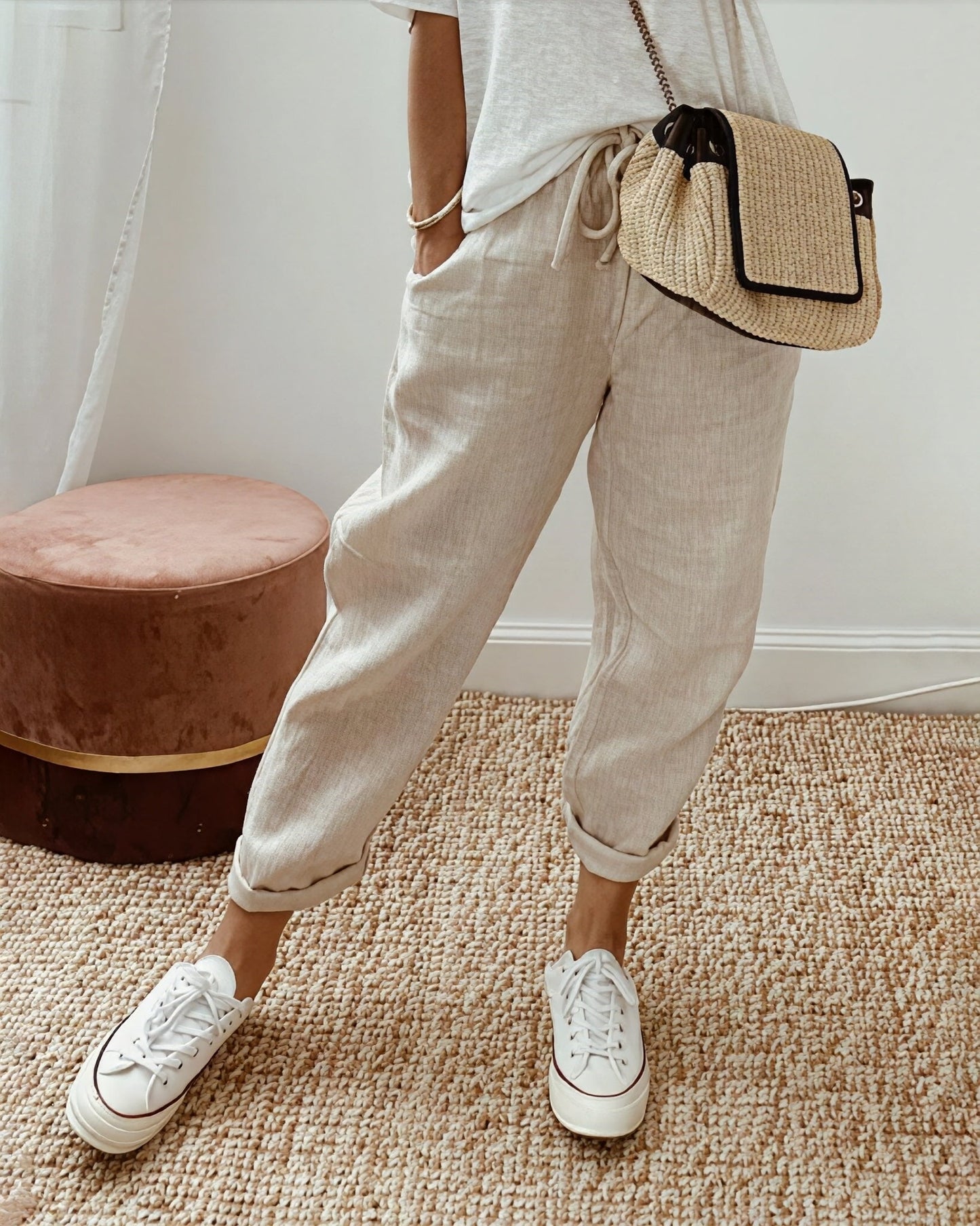 Women's Striped Trousers