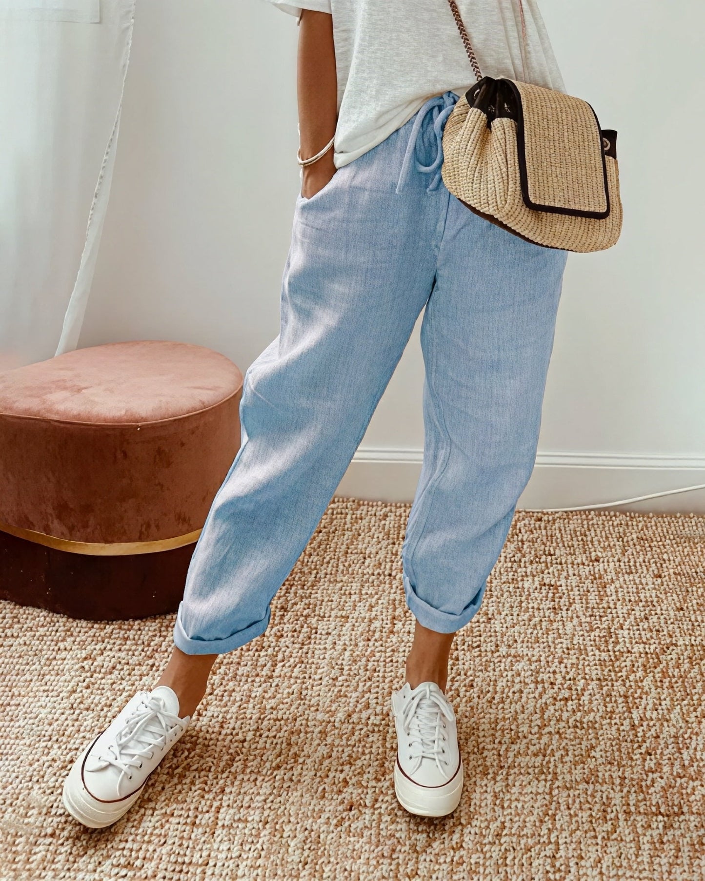 Women's Striped Trousers