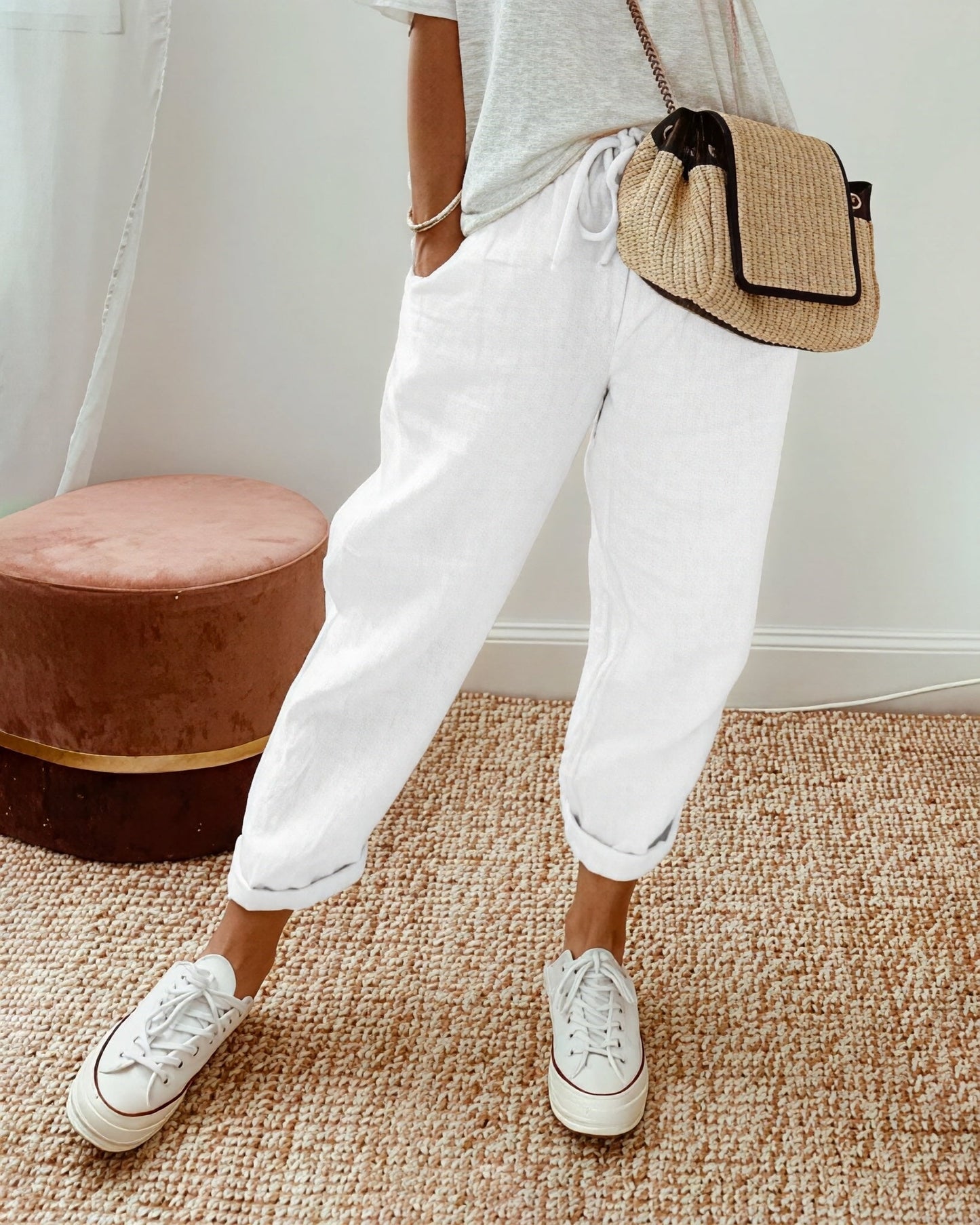 Women's Striped Trousers