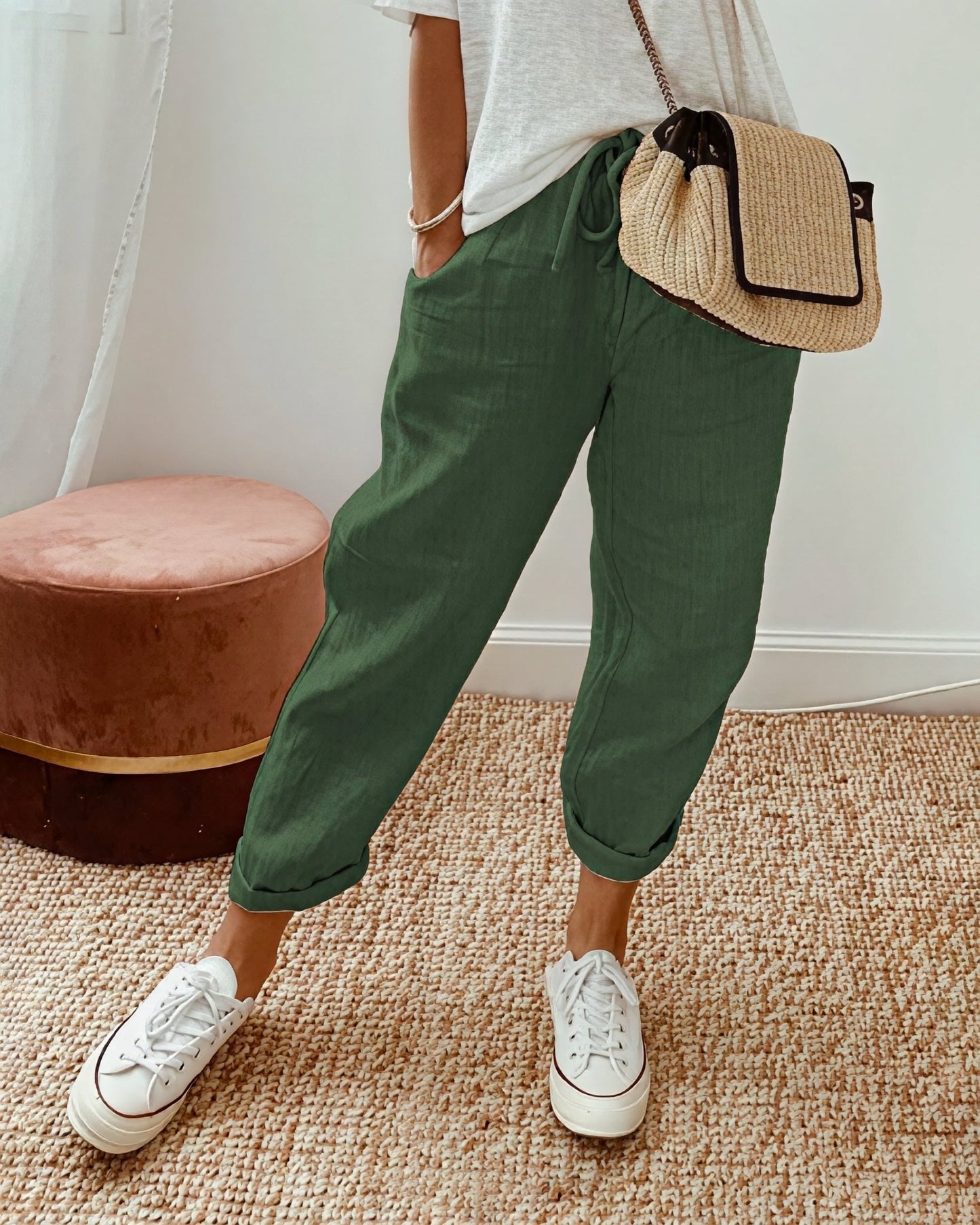 Women's Striped Trousers