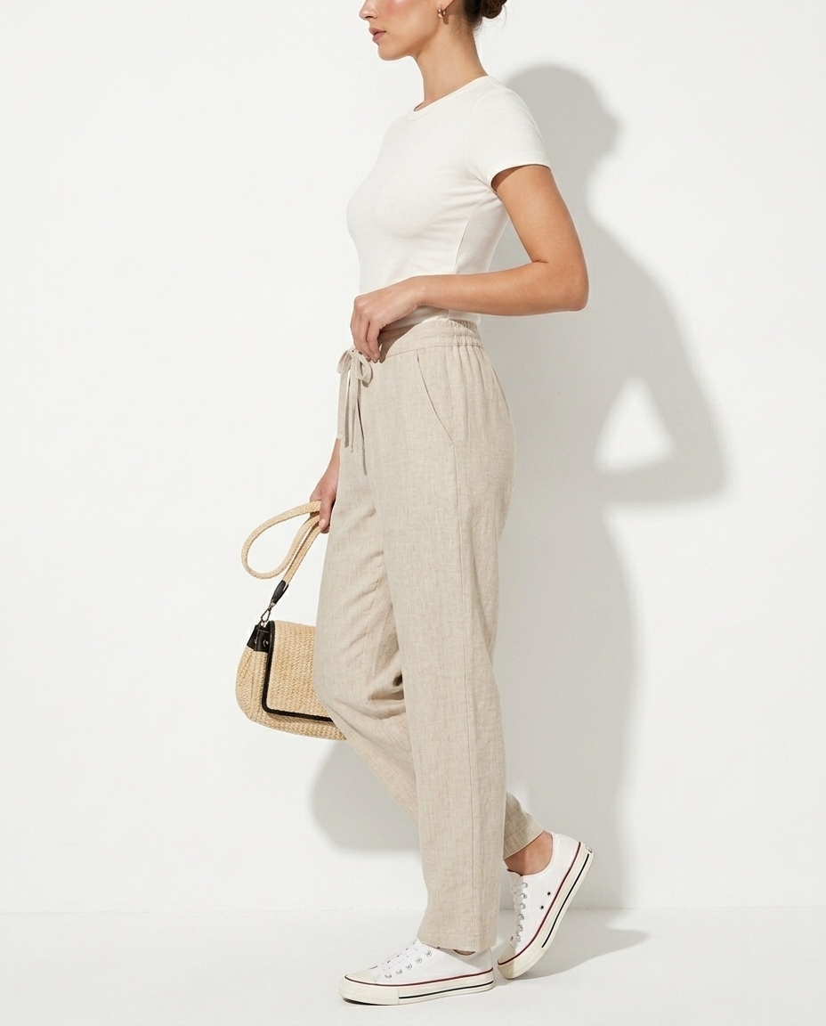 Women's Striped Trousers
