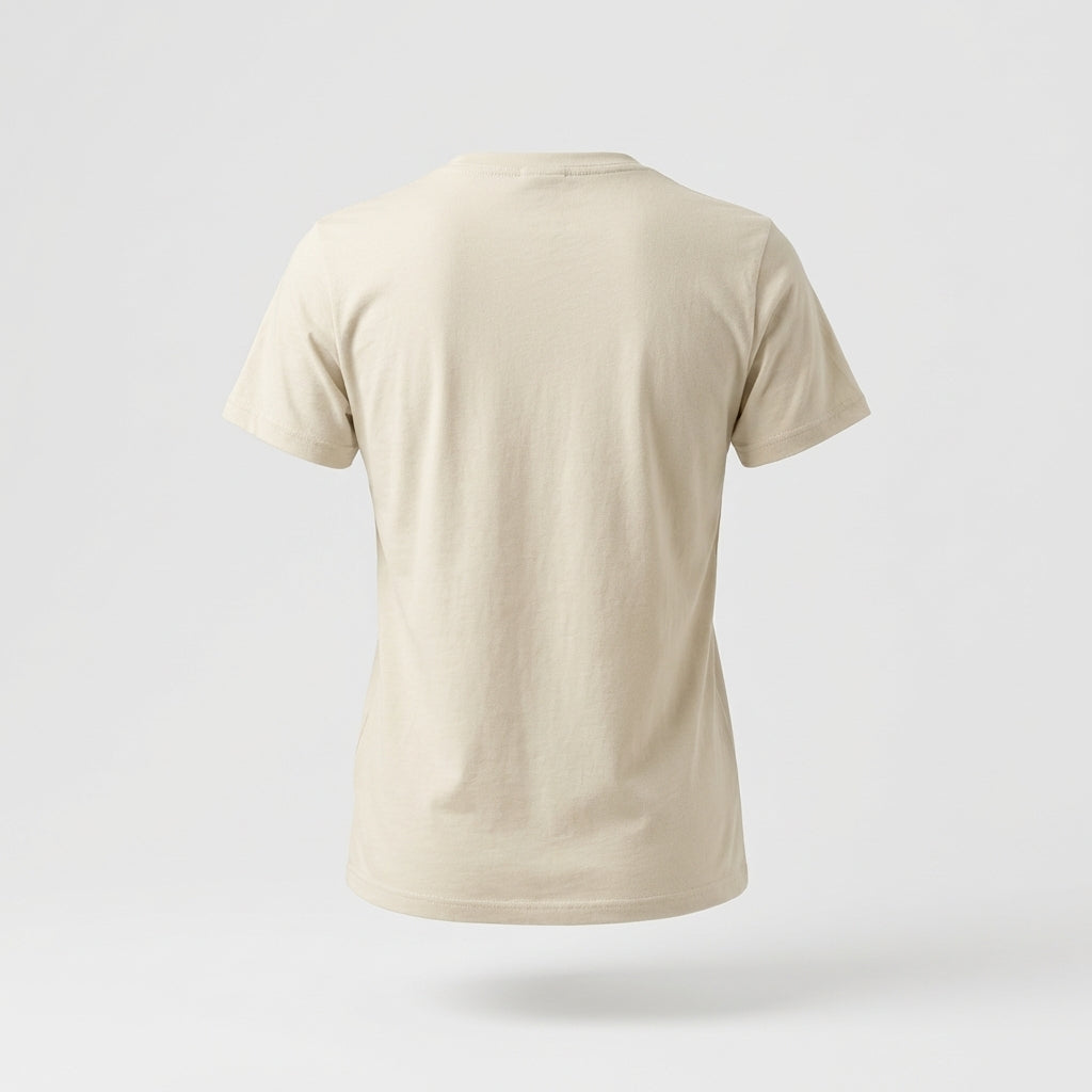Beige Cotton T-Shirt