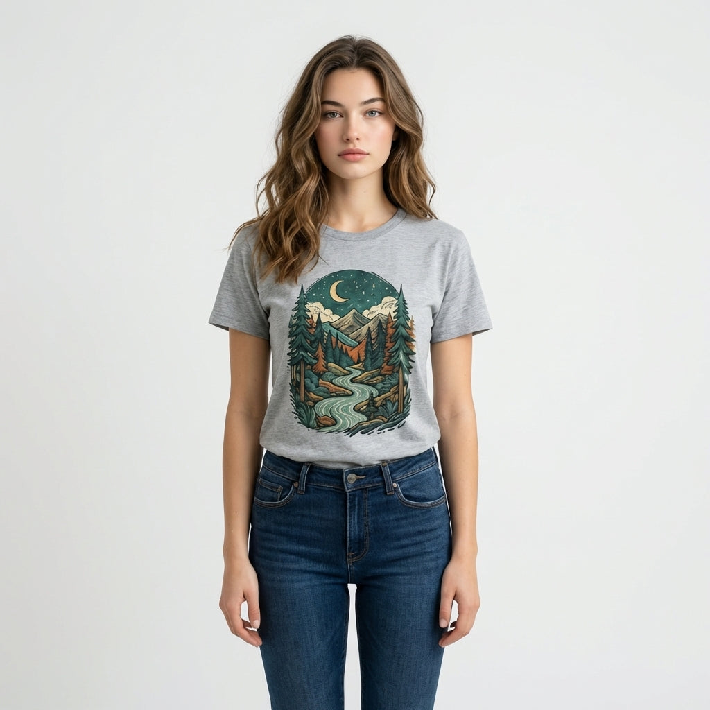 Grey Cotton T-Shirt