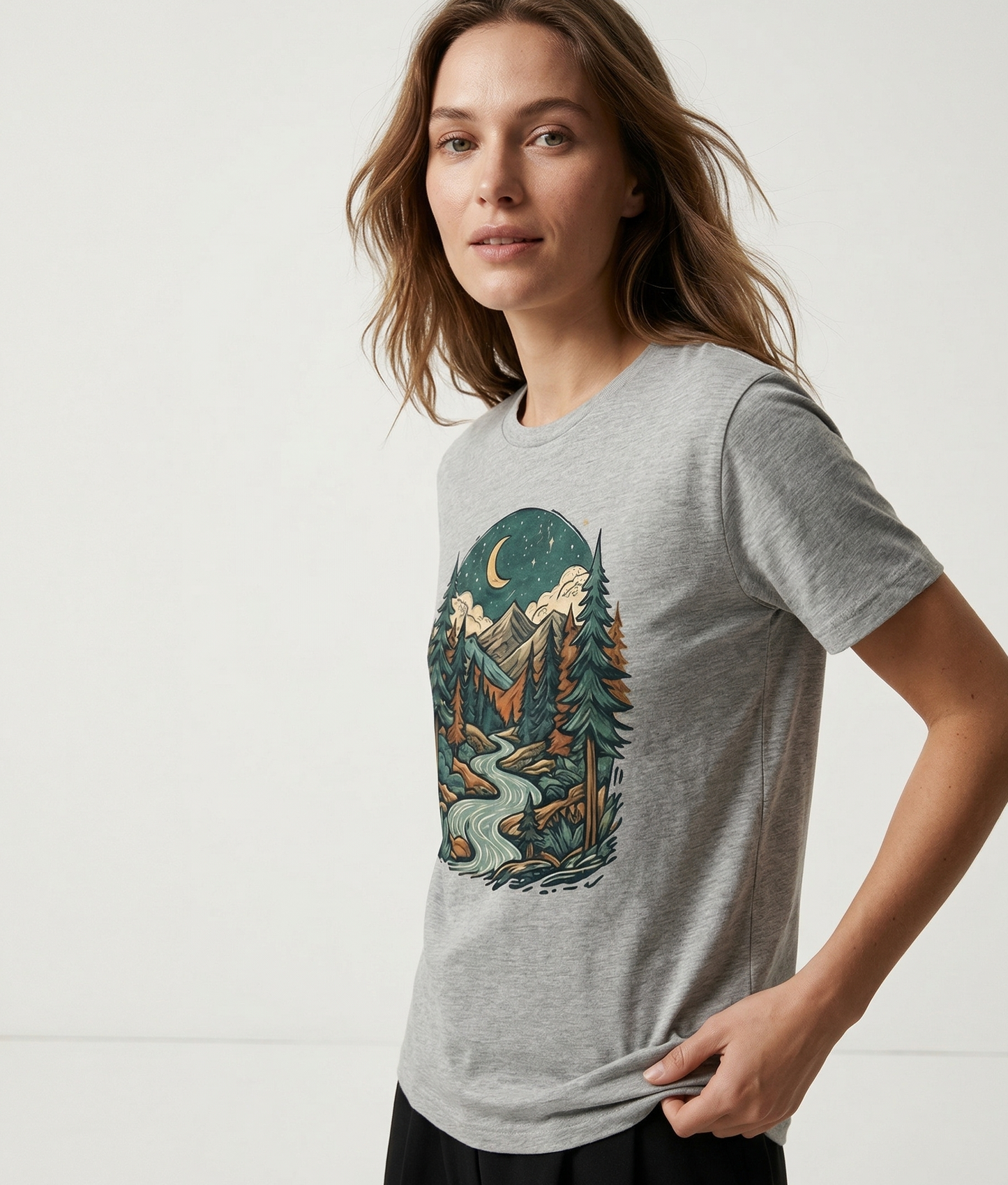 Grey Cotton T-Shirt