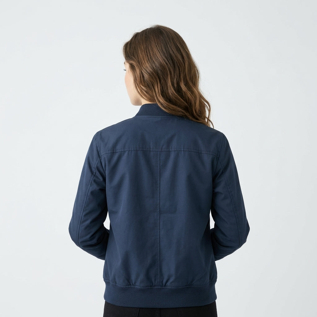 Navy Cotton Jacket