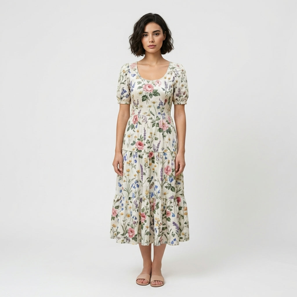 White Cotton Dress